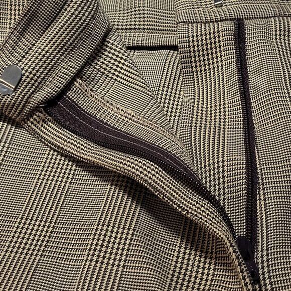 Westbound, Not Worn, Brown & Tan Houndstooth Pattern Women's Pantss, Size 12 - Picture 4 of 6